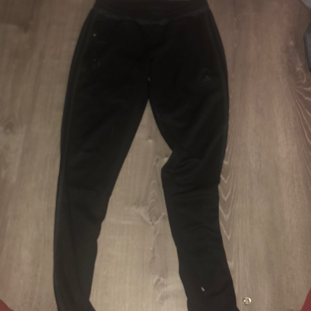 Adidas black track pants